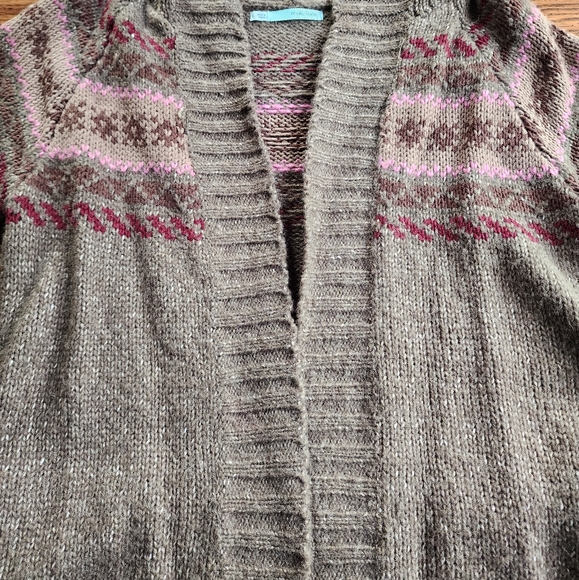 Y2K Maurices Hooded Cardigan with Tie Belt - Picture 7 of 9